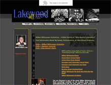 Tablet Screenshot of lakewoodjazz.com